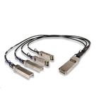 QSFP+ pasivní kabel 40Gbps pro trunkování, 1x QSFP+ na 4x SFP+ modul, 3m, AWG 30, Cisco kom QSFPto4xSFP-PLUS-PASS-3m-CIS