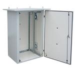 Rack termoizolovaný LC-07 24U 700x400, RAL 7035 s vent. pravá bočnice LC-07-24U-76-25002-0P-G