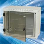 Rack Triton 19" jednodílný 15U/500mm prosklené dveře, šedý RBA-15-AS5-XAX-A1