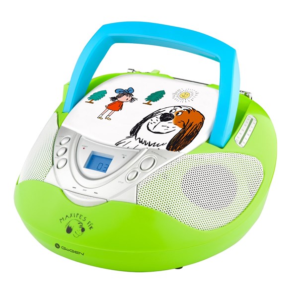 Rádio GoGEN MAXI RADIO GN s CD/MP3/USB, zelené GOGMAXIRADIOGN