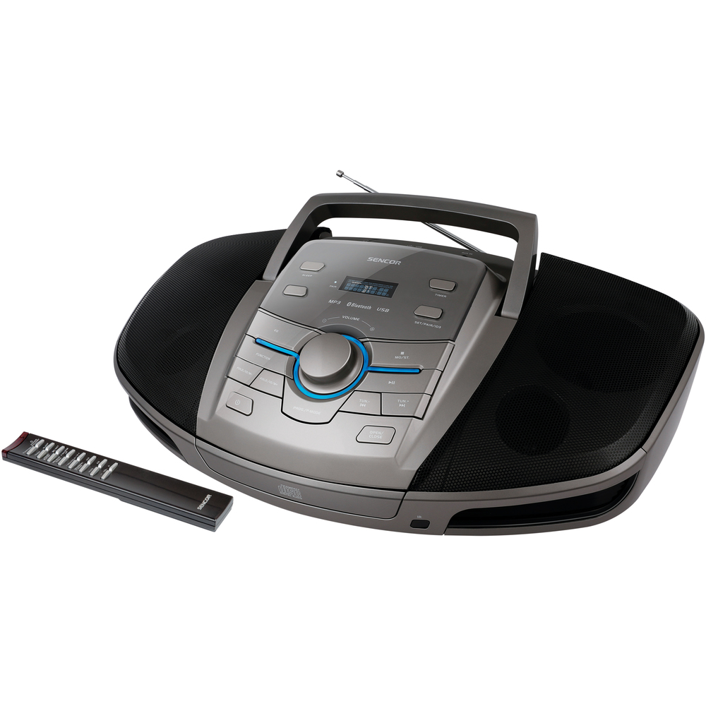 Rádio Sencor SPT 5280 RADIO S CD/MP3/USB/SD/BT, stříbrné