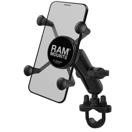 RAM sestava - malý držák X-Grip se středním ramenem a úchytem U-Bolt na průměr 0,50 "až 1,25" RAM-B-149Z-UN7U