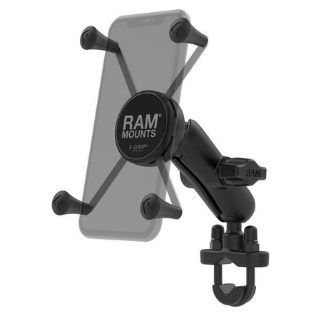 RAM sestava - velký držák X-Grip se středním ramenem a úchytem U-Bolt na průměr 0,50 "až 1,25" RAM-B-149Z-UN10U