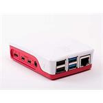 Raspberry Pi 4B - oficiální krabička, malinová/bílá 644824914916