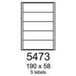 RAYFILM Štítky 190x58 univerzálne biele *R01005473A R0100.5473A