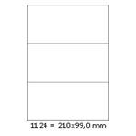 RAYFILM Štítky 210x99mm biele matné inkjet/laser/copy etikety *R01001124F R0100.1124F