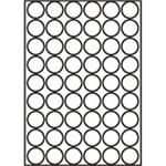 RAYFILM Štítky 30mm kruh univerzálne biele *R01003030KA R0100.3030KA