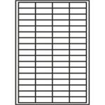 RAYFILM Štítky 48,5x16,9 univerzálne biele *R01000201A R0100.0201A