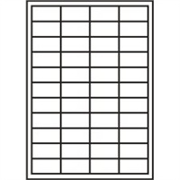 RAYFILM Štítky 48,5x25,4 univerzálne biele *R01000203A R0100.0203A