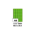 RAYFILM Štítky 48,5x25,4 univerzálne zelené *R01200203F R0120.0203F