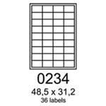 RAYFILM Štítky 48,5x31,2 univerzálne biele *R01000234F R0100.0234F
