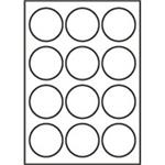 RAYFILM Štítky 60mm kruh červené fluorescentné laser *R01326060KA R0132.6060KA