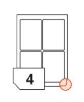 RAYFILM Štítky 89x127 univerzálne biele *R01004869A R0100.4869A