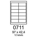 RAYFILM Štítky 97x42,4 univerzálne biele *R01000711A R0100.0711A