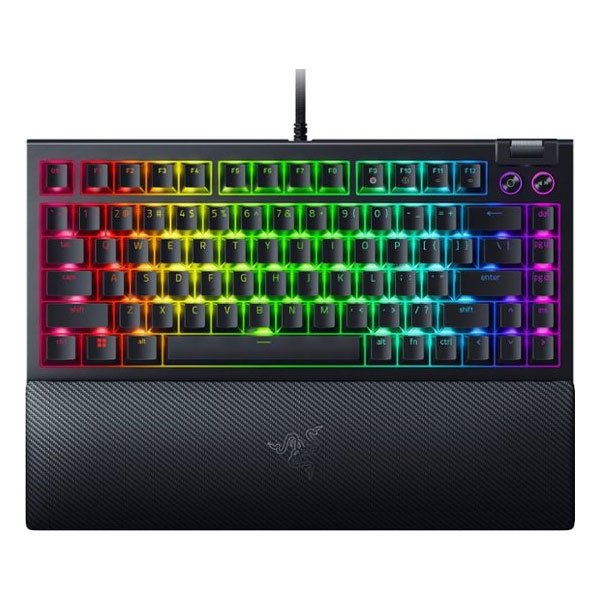 Razer BlackWidow V4 75%, black, vystavený, záruka 21 mesiacov RZ03-05000100-R3M1