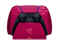 RAZER Univerzální rychlonabíjecí stojan, pro PlayStation 5, Cosmic Red RC21-01900300-R3M1