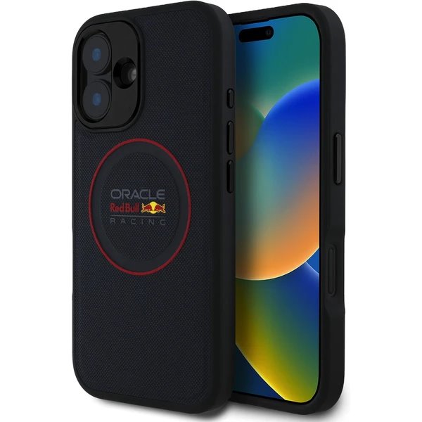 Red Bull PC/TPU Red Ring MagSafe Zadný Kryt pre iPhone 16 modrý 57983123388