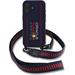 Red Bull Silicone Vertical Logo MagSafe Zadný Kryt + Crossbody popruh pre iPhone 16 modrý 57983123438