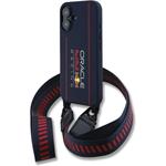 Red Bull Silicone Vertical Logo MagSafe Zadný Kryt + Crossbody popruh pre iPhone 16 modrý 57983123438
