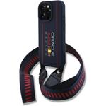 Red Bull Silicone Vertical Logo MagSafe Zadný Kryt + Crossbody popruh pre iPhone 16 Pro Max modrý 57983123440