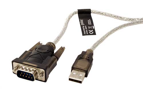 Redukcia goobay USB -> 1x sériový port RS232 (MD9), 1,8m 12.92.1085