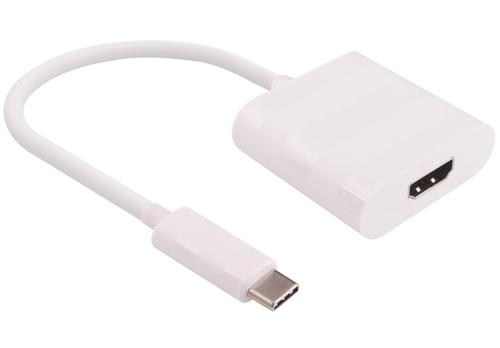 redukcia USB 3.1 konektor C/male - na na HDMI, rozlíšenie 4K*2K@30Hz ...