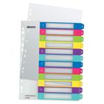 Rejstříky Leitz WOW - popisovatelné na PC, A4+ MAXI 1-12 12440000