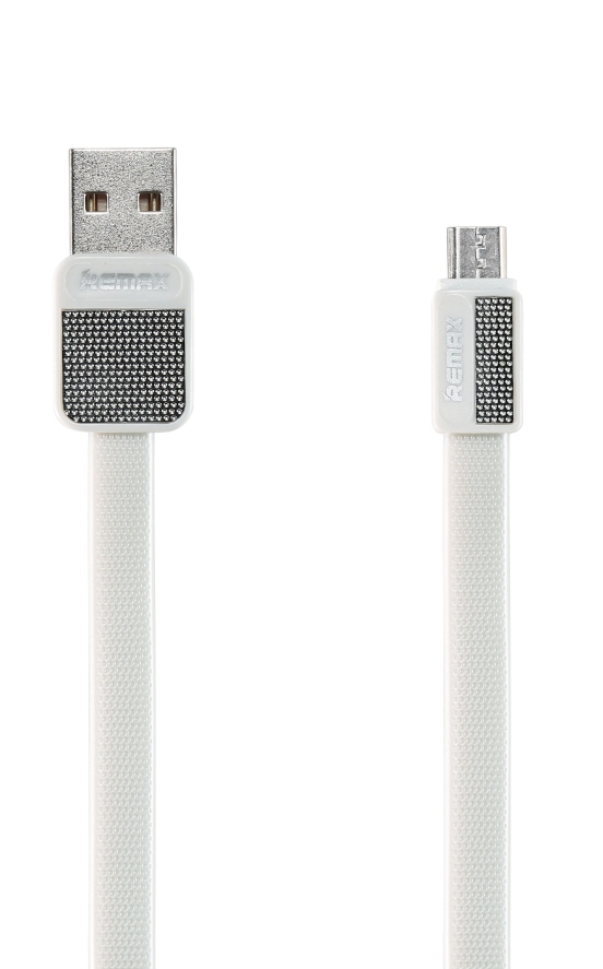 Remax RC-044m Platinum datový kabel, typ micro USB, bílý