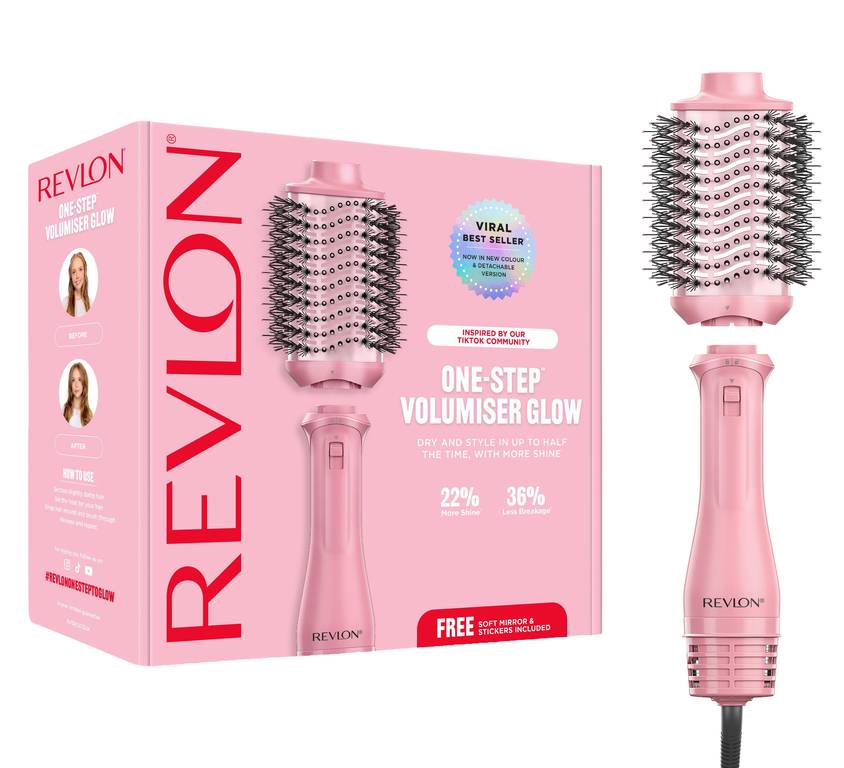 Revlon One-Step Volumiser GLOW RVDR5375E, pink 07630127502151