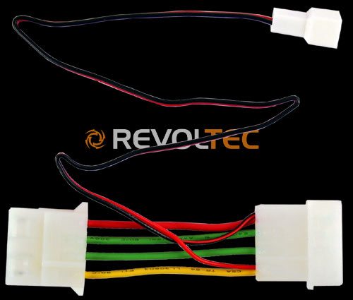 Revoltec 3pin to 4pin AdapterCable 12V to 7V (RC021)