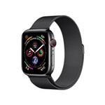 RhinoTech ocelový řemínek milánský tah pro Apple Watch 42 / 44 / 45mm černý RTACC220