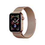 RhinoTech ocelový řemínek milánský tah pro Apple Watch 42 / 44 / 45mm růžově-zlatý RTACC221
