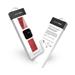 RhinoTech řemínek Magic Tape pro Apple Watch 42/44/45/49mm, červená RTACC418