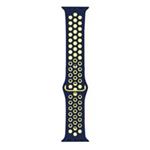 RhinoTech sportovní řemínek pro Apple Watch 38 / 40mm Modro-žlutý RTACC169