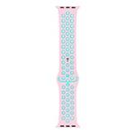 RhinoTech sportovní řemínek pro Apple Watch 42 / 44mm Růžovo-zelená RTACC184