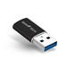 RhinoTech USB-C F na USB-A 3.0 M redukce, OTG. černá