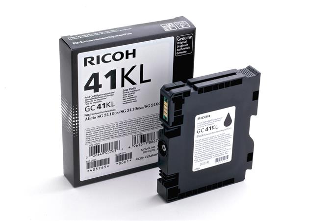 Ricoh originál gelová náplň 405765, black, 600s, GC41KL, Ricoh AFICIO SG 2100N