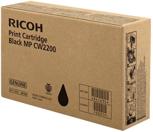 Ricoh originál ink 841635, black, Ricoh MP CW2200SP, MP CW2201