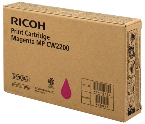 Ricoh originál ink 841637, magenta, Ricoh MPC W2200S, MP CW2201