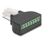 RJ45 plug to Terminal Block with screwdr, RJ45 plug to Terminal Block with screwdr 90654