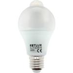 RLL 317 A60 E27 LED s PIR 8W WW RETLUX 8590669278527