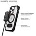 Rokform Kryt Eagle 3, magnetický kryt pro golfisty, pro iPhone 15 Pro, černý 0812515032502