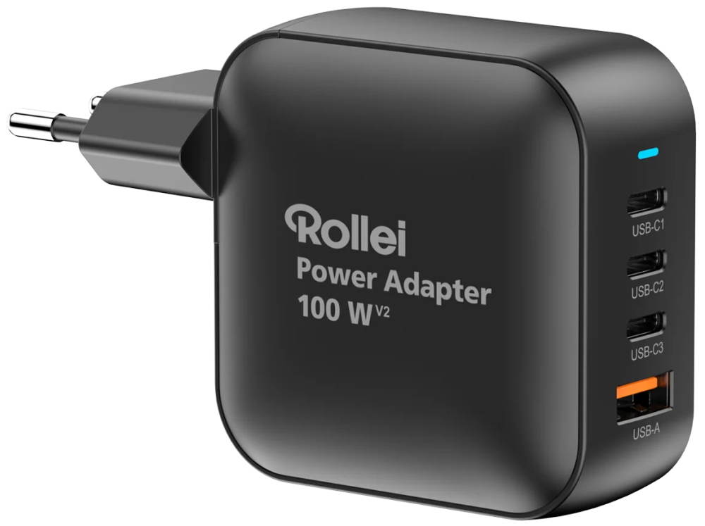 Rollei cestovní nabíjecí adapter/ 3x USB-C/ 1x USB-A/ 100 W 28400