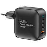 Rollei cestovní nabíjecí adapter/ 3x USB-C/ 1x USB-A/ 100 W 28400