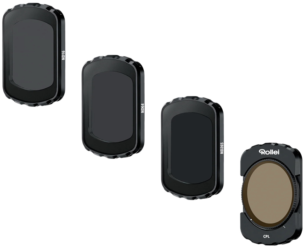 Rollei DJI Osmo Pocket 3/4 CPL, ND16, ND64, ND256 Filter-Set 27050