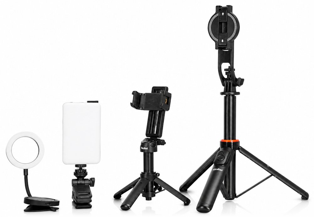 Rollei Easy Creator KIT/ sada 4 produktů/ pro Vloggery/ Youtubery EASYCRKIT