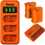 Rollei nabíjecí set EN-EL15/ 3ks baterie a nabíječka 20080