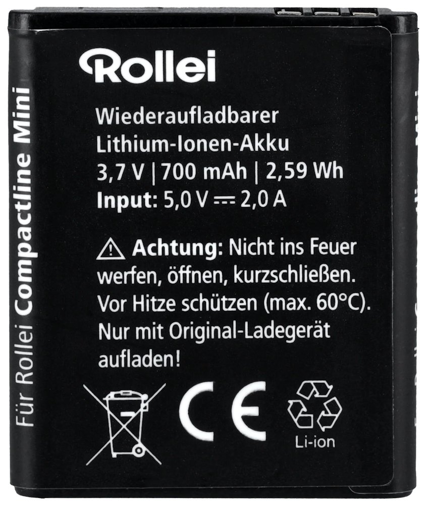 Rollei náhradní baterie pro fotoaparát Compactline Mini 40520