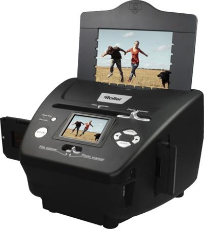ROLLEI skener DF-S 240 SE/ Negativy + Vizitky + Fotky/ 5Mpx/ 1800dpi/ 2,4" LCD/ SDHC/ USB 20681