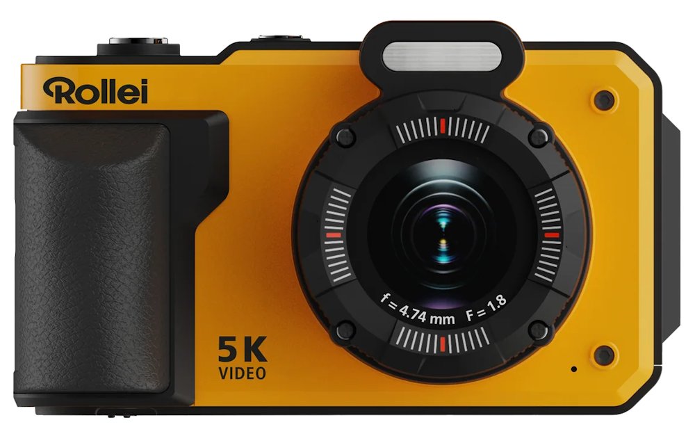 Rollei Sportsline 64 Pro/ 21 MPix/ 18x digital zoom/ 2,88 IPS LCD/ 5K video/ EIS Stabilizace/ 8m IP68/ Oranžový 18066